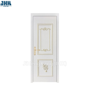 白い塗装の彫刻 WPC ドア