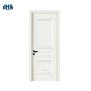 インテリア 3 パネル木製アパートの白いプライマー ドア