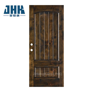 アルダー無垢材彫刻木製ドア