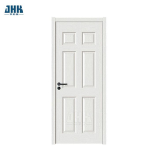 白い 6 パネルのインテリア家の寝室のドア