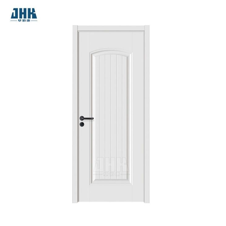 溝のデザインの寝室の白いプライマー MDF ドア